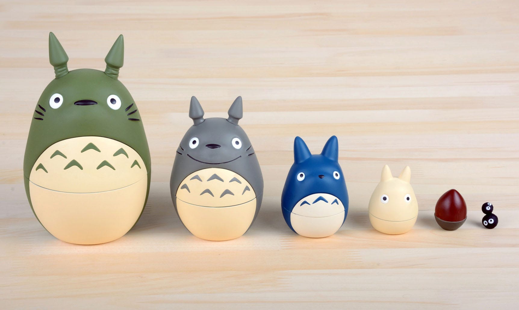 Totoro Nesting Dolls 6 piece My Neighbor Totoro