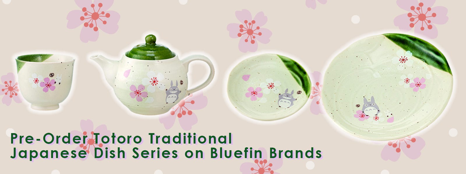 Pre-Order Totoro Traditional Japanese Dish Series on Bluefin Brands 
