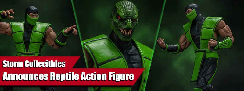 Storm Collectibles Announces Reptile Action Figure