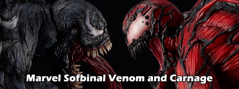 Marvel Sofbinal Venom and Carnage