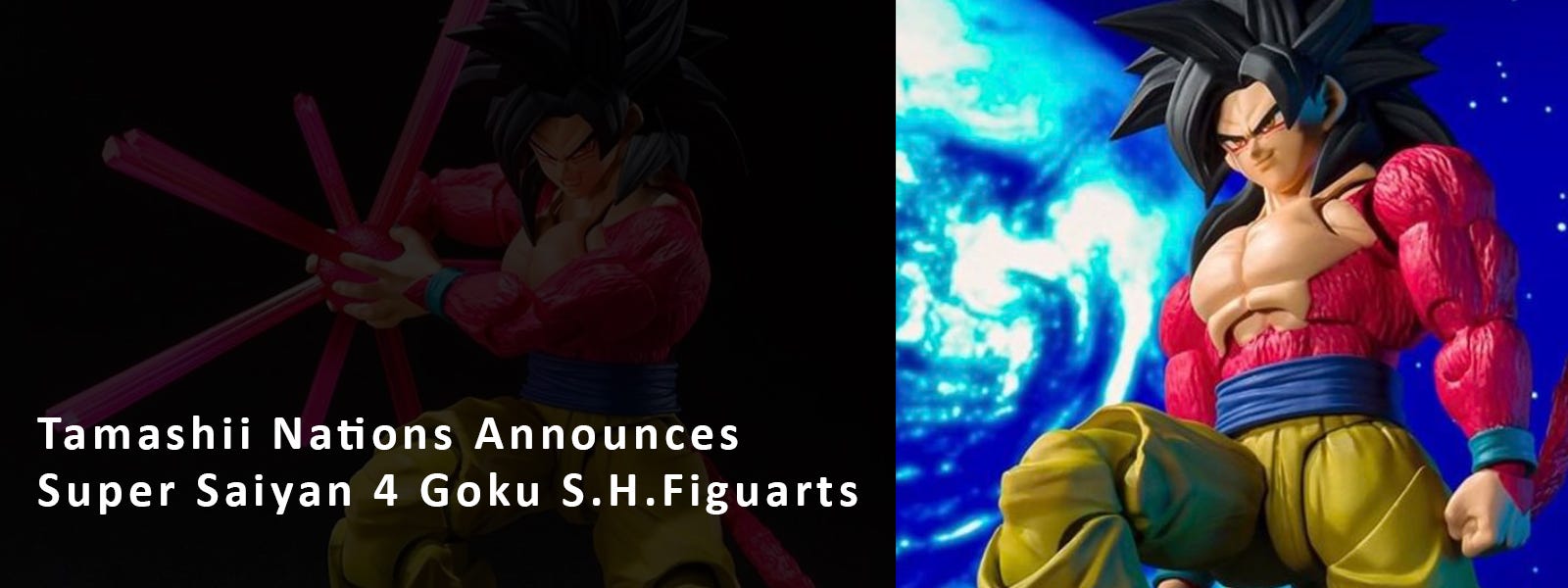 Tamashii Nations Announces Super Saiyan 4 Goku S.H.Figuarts